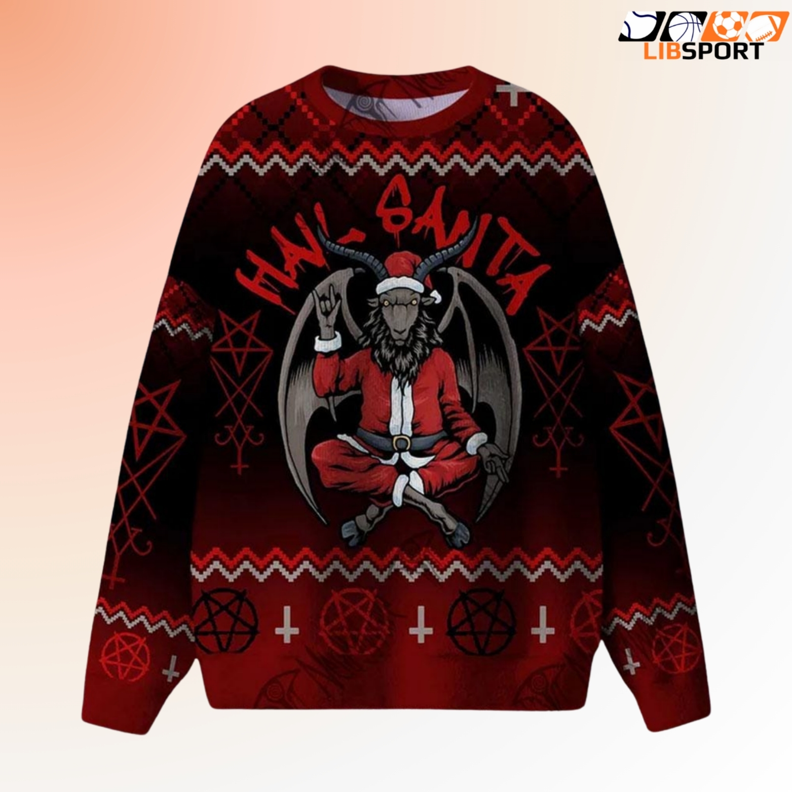 Gingerbread Monster Christmas Sweatshirt, Funny Kaiju Holiday Jumper, Giant Gingerbread Man Gift